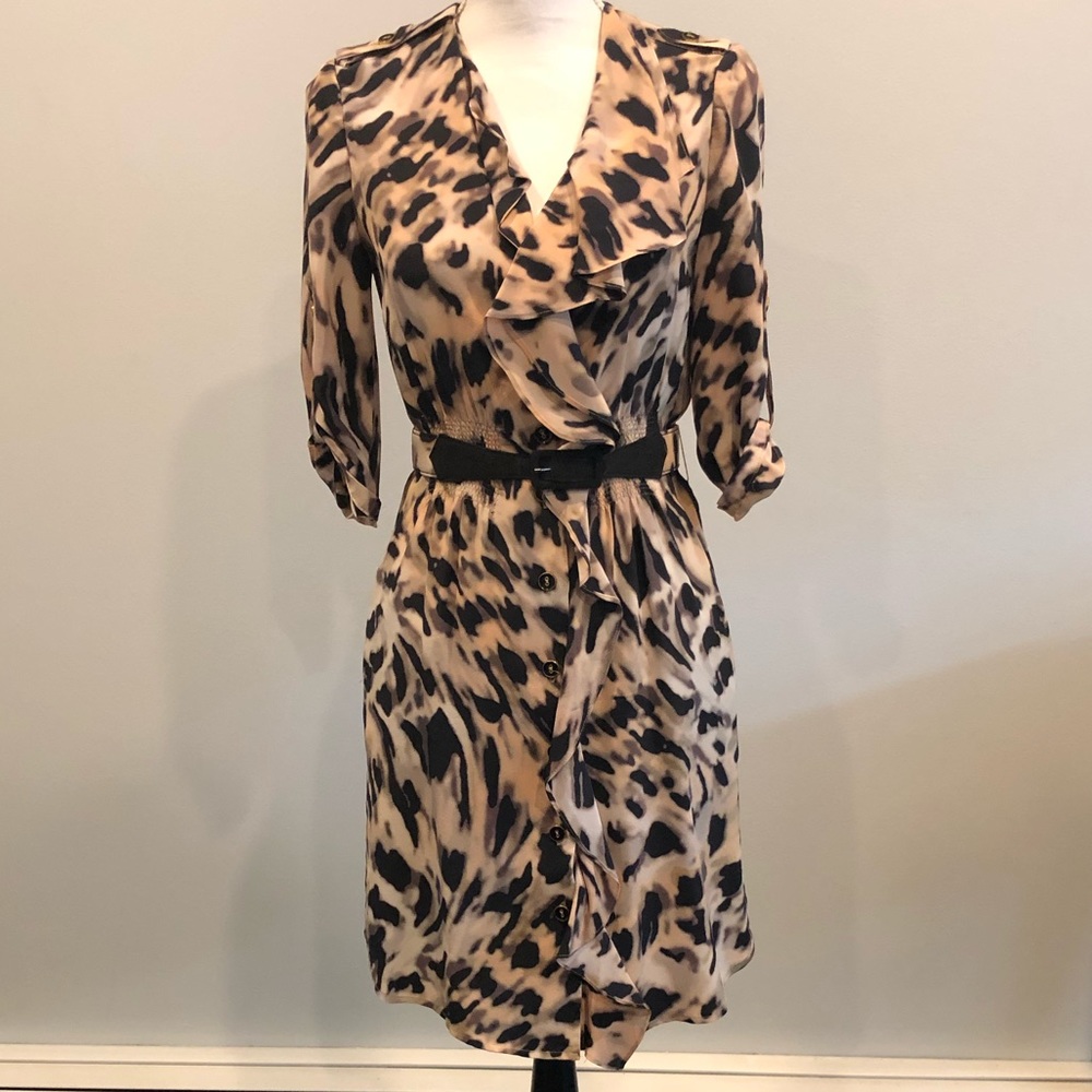 Yoana Baraschi Leopard Print Dress